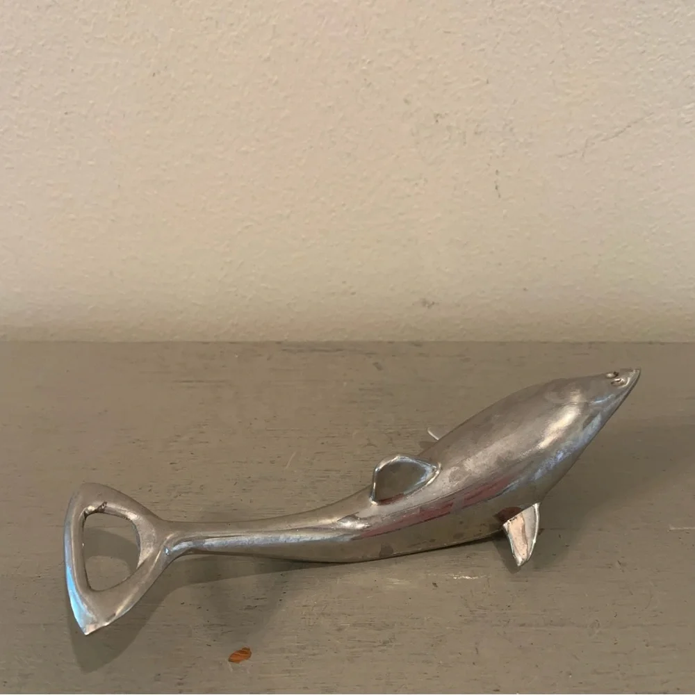 Vintage Metal Dolphin Bottle Opener